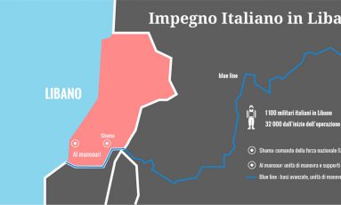 Libano, ancora 1.100 militari italiani: possibili attentati contro Unifil