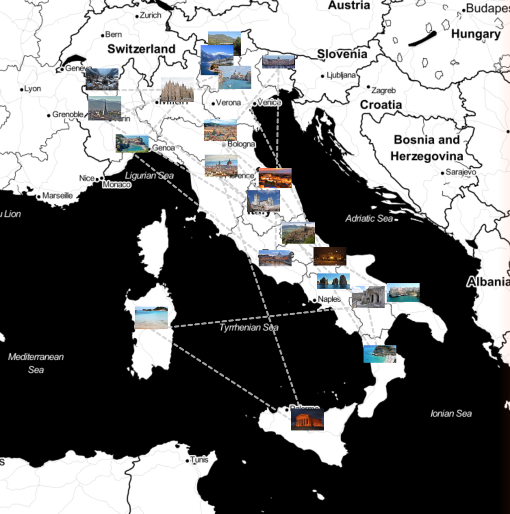 mappa italia
