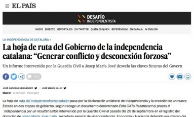 Catalogna, El Paìs choc: ecco il piano segreto degli indipendentisti