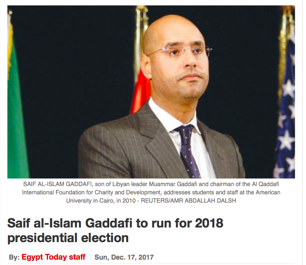 Libia, il ritorno del clan Gheddafi: Saif si candiderà alle prossime elezioni