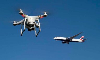 Sicurezza: chiuso l'aeroporto di Gatwick per sorvolo di droni