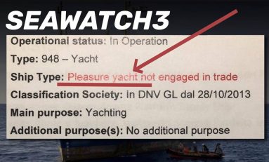 Sea Watch: fermo amministrativo da parte della Guardia Costiera