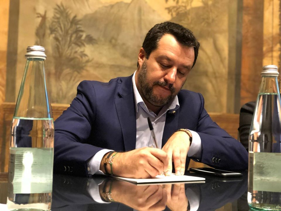 Matteo Salvini foto profilo Facebook