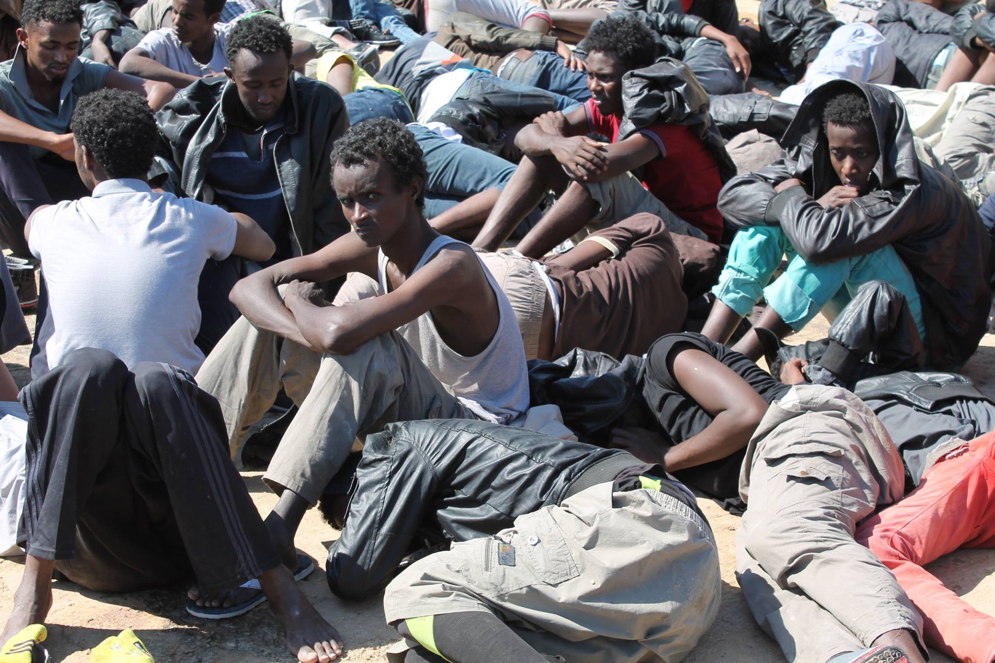 migranti foto Profilo Facebook Marina libica