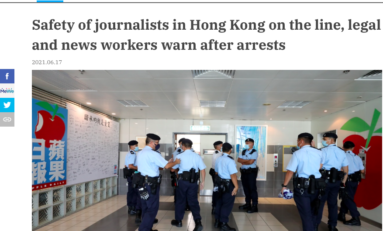 La Cina arresta i giornalisti di Apple Daily e il M5S tifa Pechino